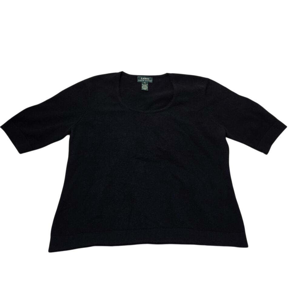 Lauren Ralph Lauren Cashmere Sweater short sleeves
